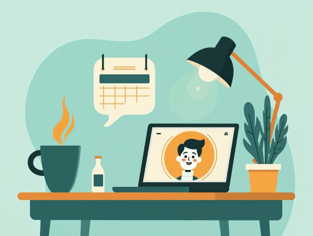 Contact page hero illustration